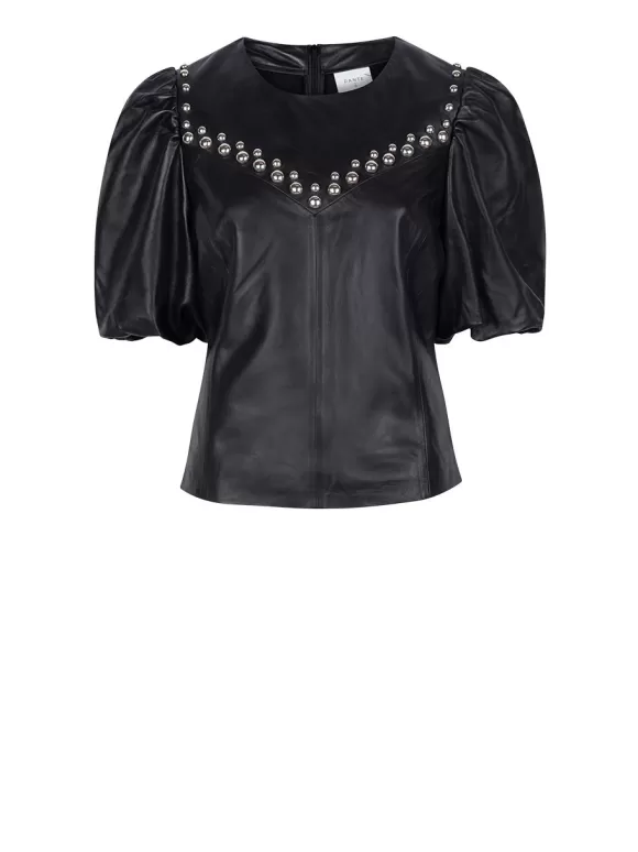 DANTE6 Clyde Leren Top