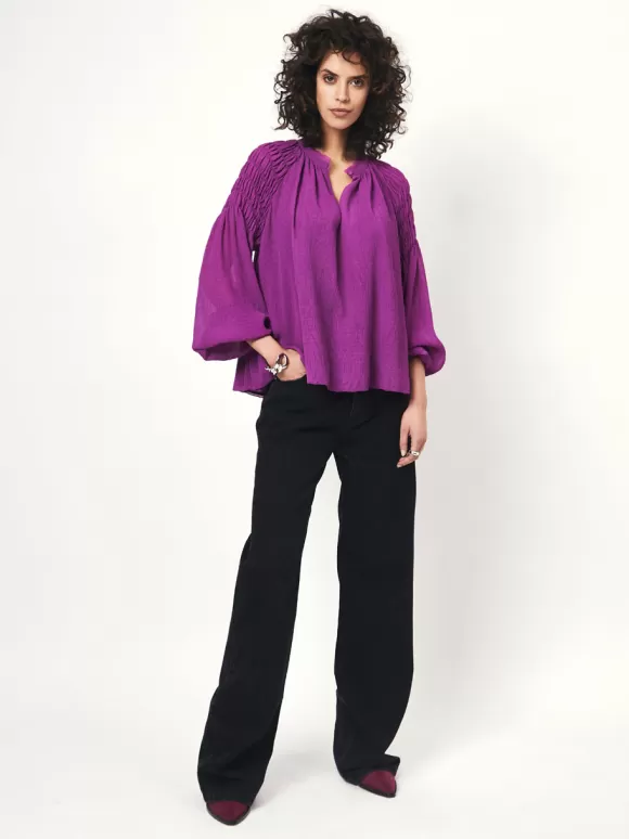 DANTE6 D6Aubrey Smocked Blouse