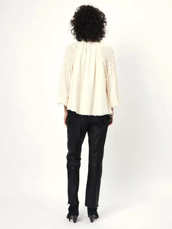DANTE6 D6Aubrey Smocked Blouse