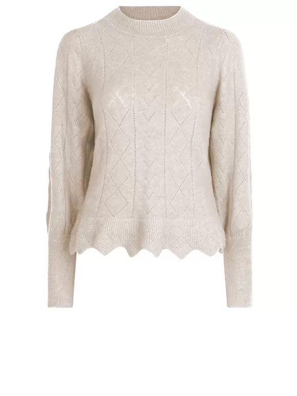 DANTE6 D6Boyle Ajour Knit Sweater