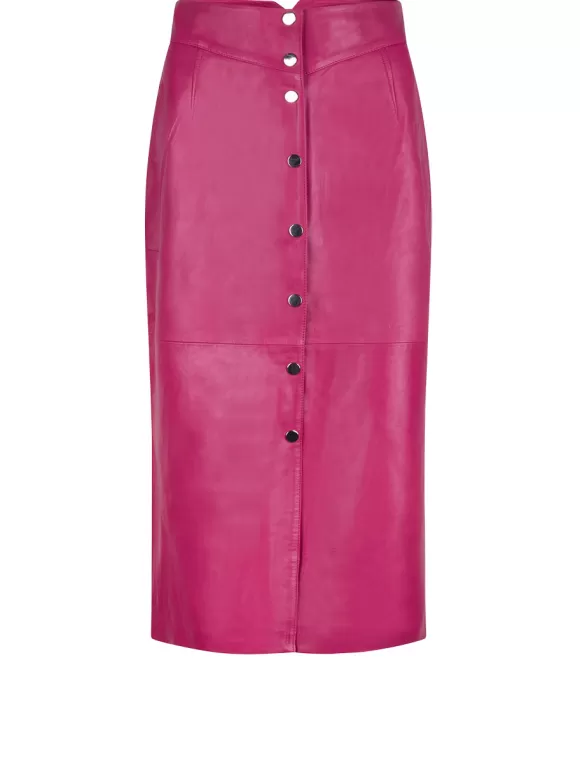 DANTE6 D6Davinia Leren Skirt