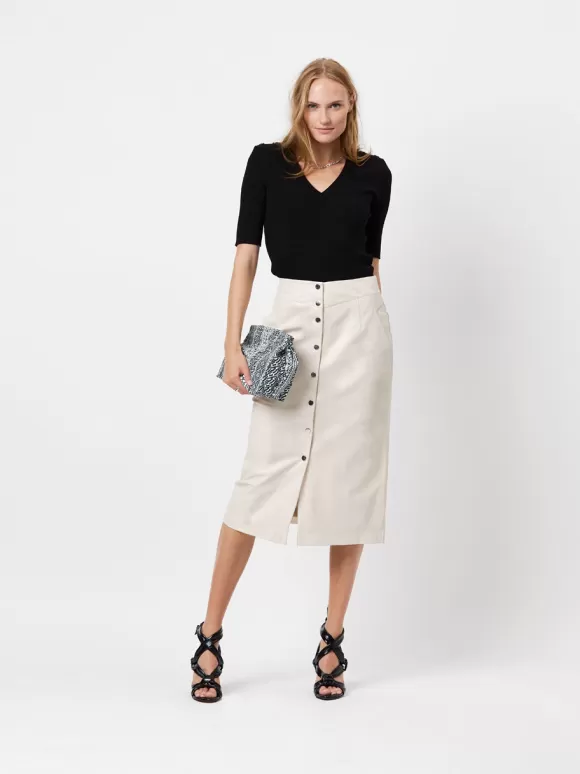 DANTE6 D6Davinia Leren Skirt