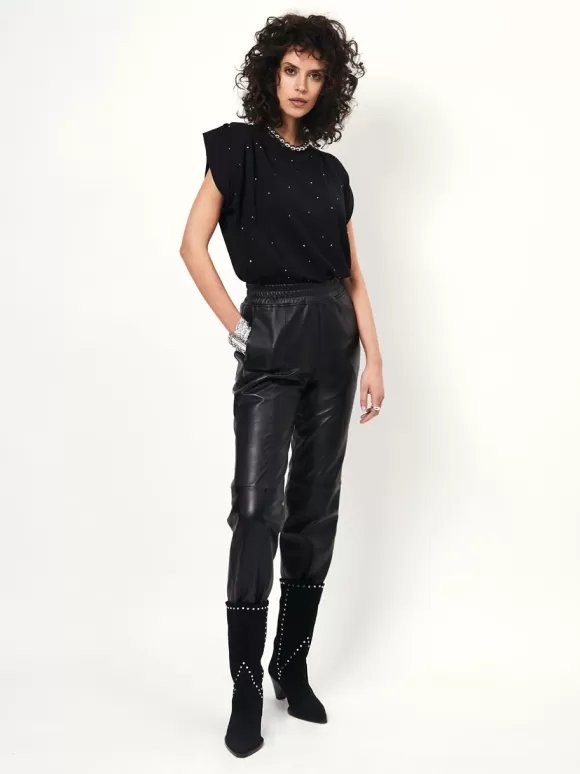 DANTE6 D6Idety Studded Rhinestone Tee