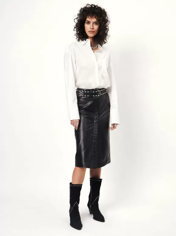 DANTE6 D6Knox Cropped Poplin Shirt