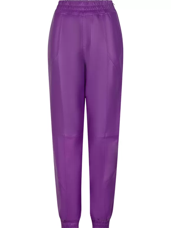 DANTE6 D6Kuno Leather Jogger Pants