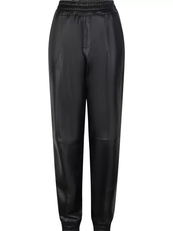 DANTE6 D6Kuno Leather Jogger Pants