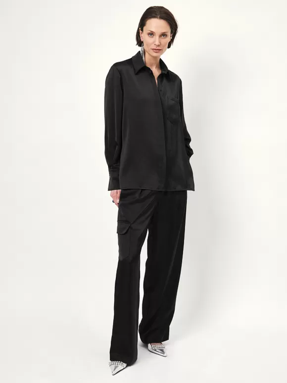 DANTE6 D6Louda Satin Long Shirt
