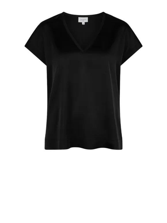 DANTE6 D6Luiza Satin V-Neck Top