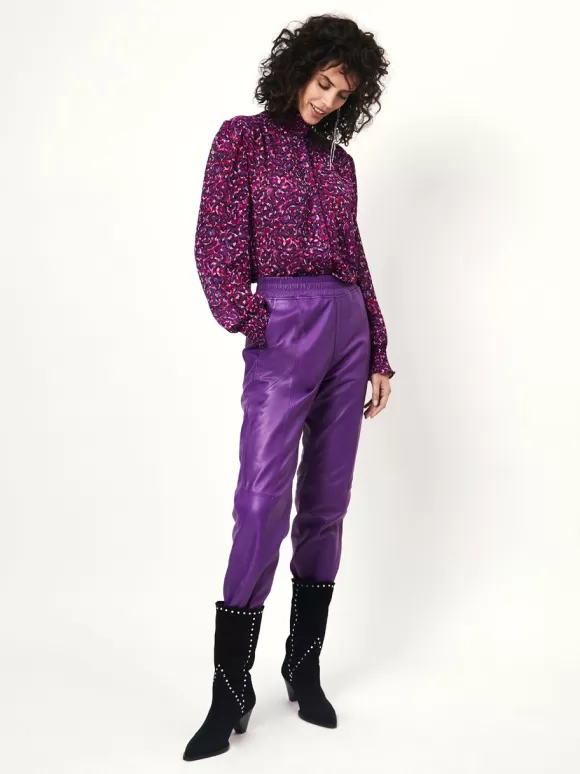 DANTE6 D6Moire Printed Blouse