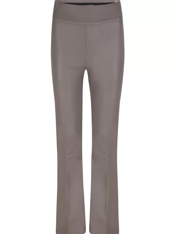 DANTE6 D6Nome Crp Flare Leren Broek
