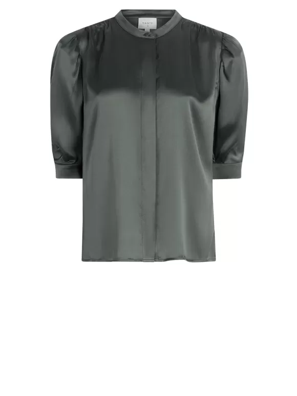 DANTE6 D6Pernaud Silk Smocked Blouse