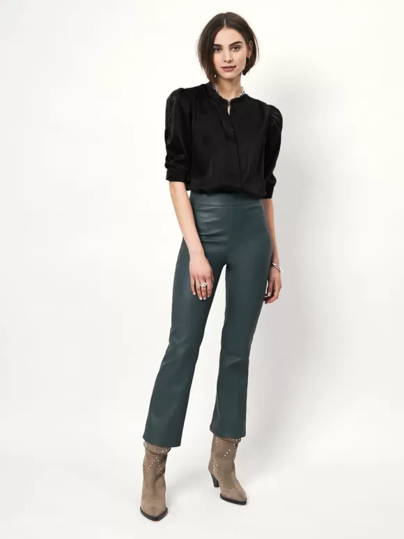 DANTE6 D6Pernaud Silk Smocked Blouse