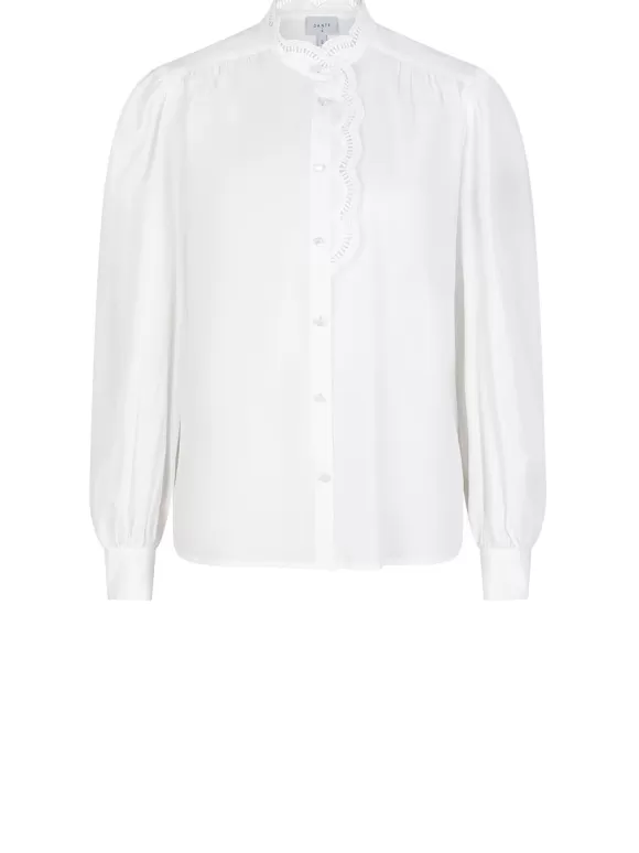 DANTE6 D6Rhea Sculped Lace Blouse