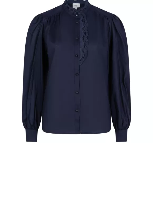DANTE6 D6Rhea Sculped Lace Blouse