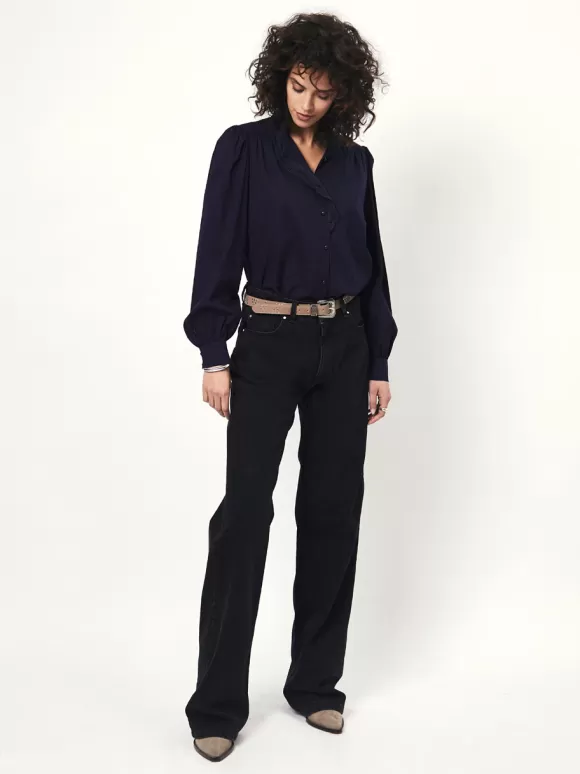 DANTE6 D6Rhea Sculped Lace Blouse
