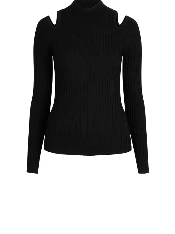 DANTE6 D6Rome Cut-Out Turtle Neck Top