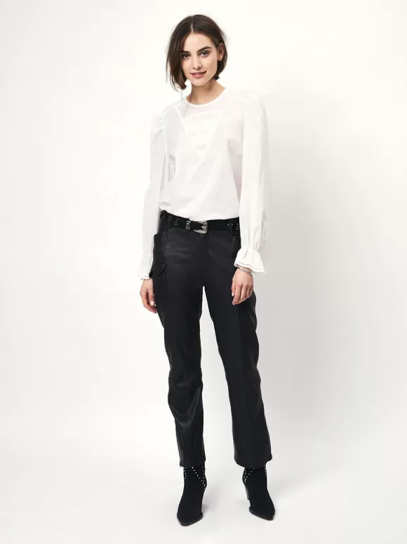 DANTE6 D6Shauna Smocked Lace Top