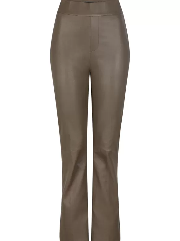 DANTE6 D6Tyson Flare Leather Pants