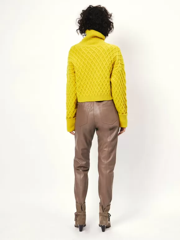 DANTE6 D6Veneto Solid Turtle Sweater