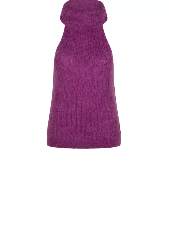 DANTE6 D6Yalena Halter Knit Sweater