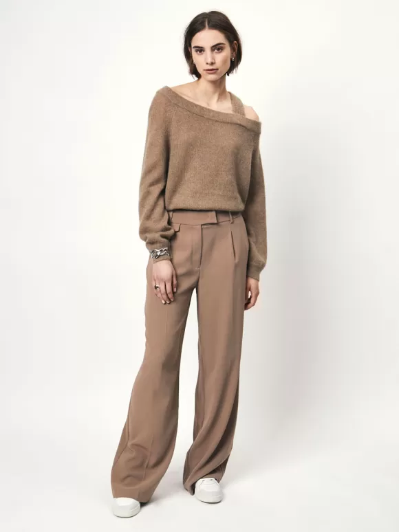 DANTE6 D6Yonka Off Shoulder Sweater